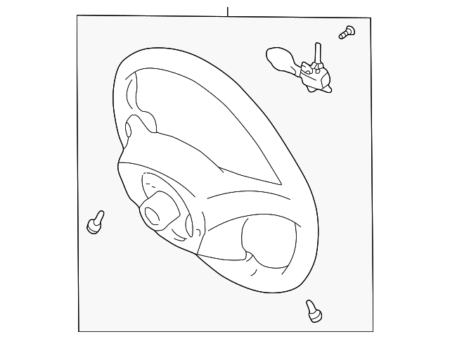 88974273 Деталь STEERING WHEEL