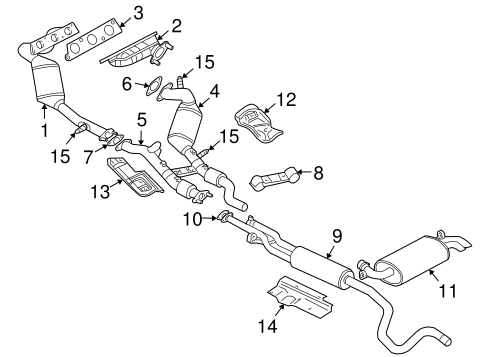 Freelander EXHAUST COMPONENTS