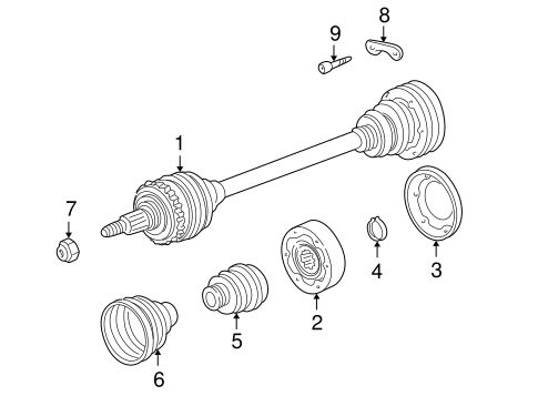 911 DRIVE AXLES