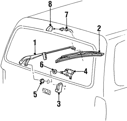 Wipers for 2001 Lincoln Navigator #1