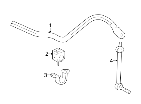 Stabilizer Bar & Components for 2011 GMC Canyon #0