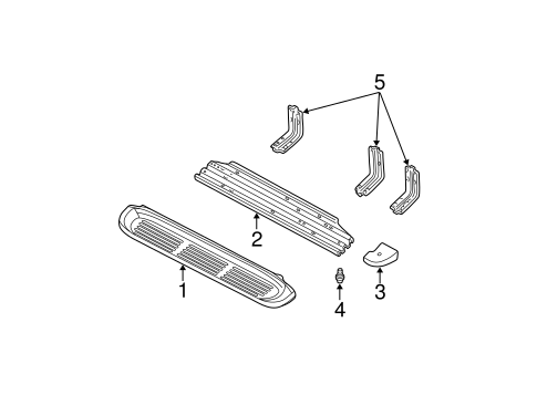 Body/Running Board for 2002 Ford F-350 Super Duty #1