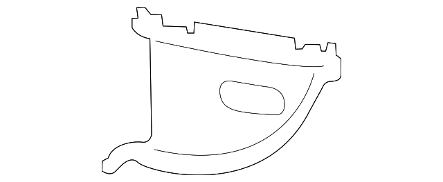 970-505-543-01-1E0 Деталь LOWER GRILLE RETAINER PLATE, LEFT