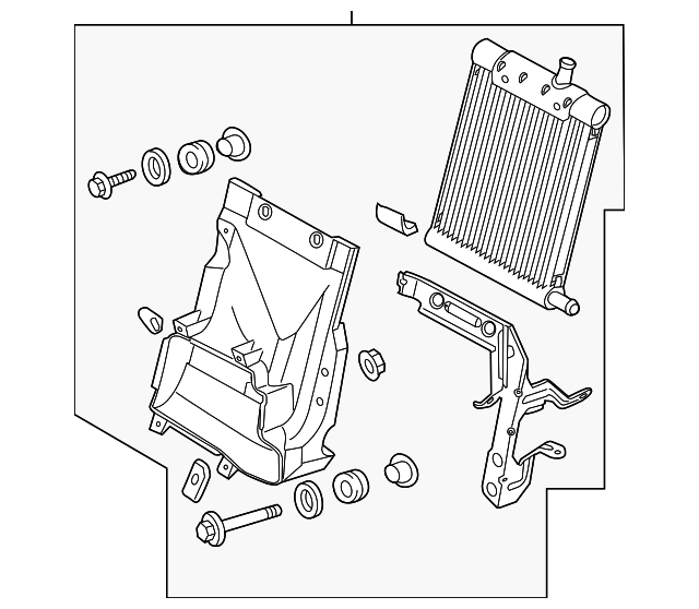 LR011466 Деталь RADIATOR ASSY