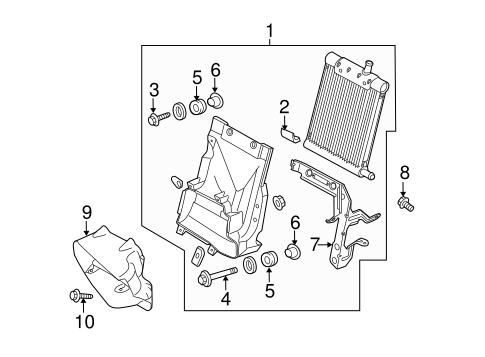 Range Rover RADIATOR & COMPONENTS 2