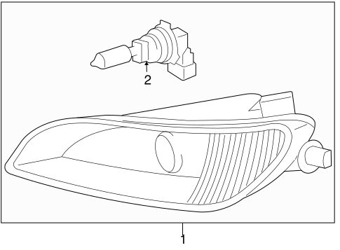 ELECTRICAL/FOG LAMPS for 2008 Toyota Sienna #1