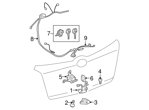 BODY/LIFTGATE for 2010 Toyota Yaris #2