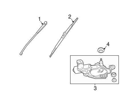 Range Rover WIPER COMPONENTS