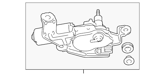 LR010920 Деталь WIPER MOTOR