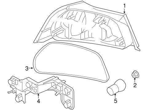 Combination Lamps for 2011 Volvo C70 #0