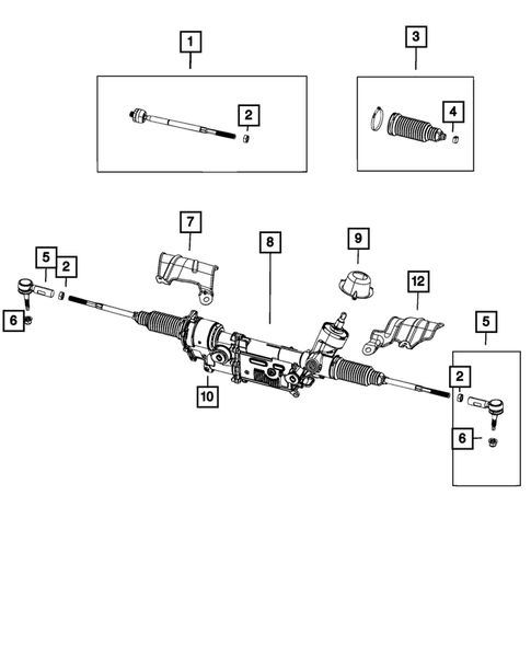 Steering Gear for 2021 Dodge Charger #0