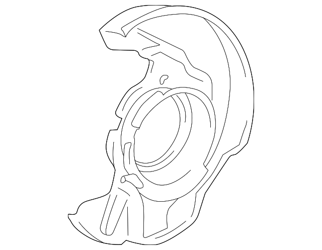 88970125 Деталь SPLASH SHIELD, RIGHT