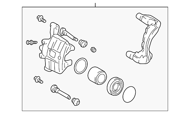 88970136 Деталь CALIPER, RIGHT