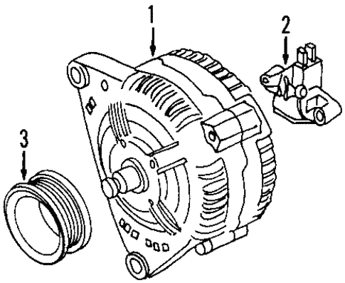 Alternator for 2001 Audi TT #1