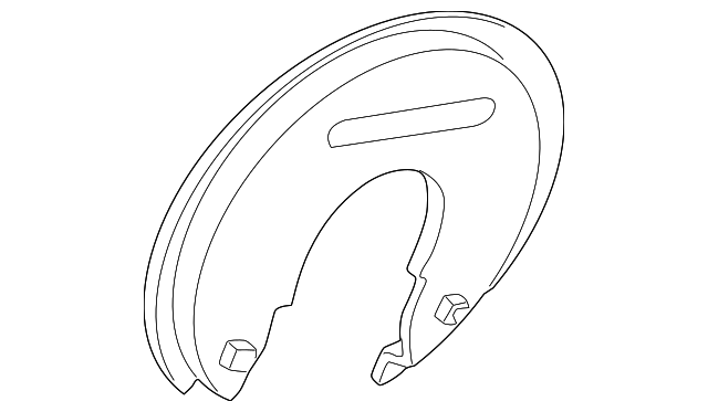 FTC4778 SPLASH SHIELD, LEFT