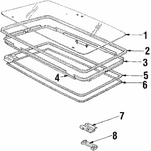 Sunroof for 1994 Pontiac Sunbird #0
