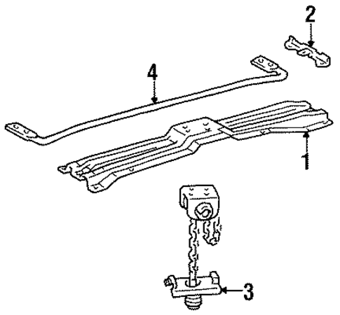 BODY/CARRIER & COMPONENTS for 1997 Toyota Land Cruiser #1
