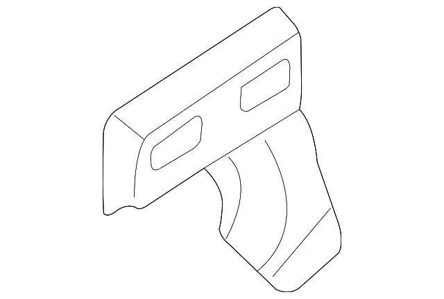 YS4Z-6129332-AA Деталь SIDE SUPPORT, RIGHT