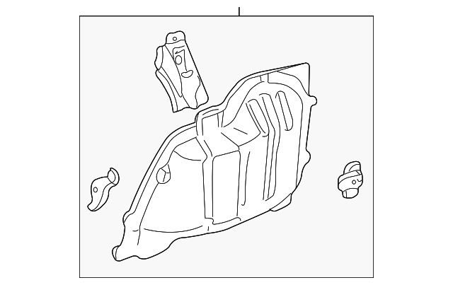 YS4Z-5427886-CA Деталь INNER WHEELHOUSE, RIGHT