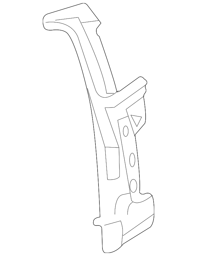 YS4Z-6124301-AA Деталь INNER PILLAR, LEFT