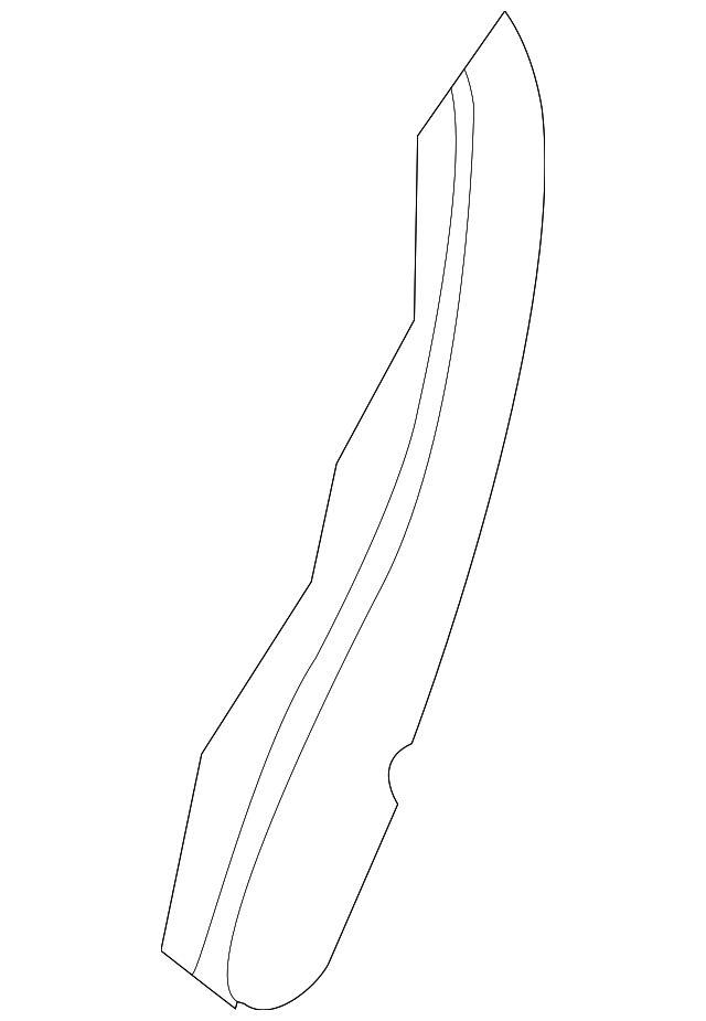 30863801 Деталь SEAT BACK PAD, LEFT
