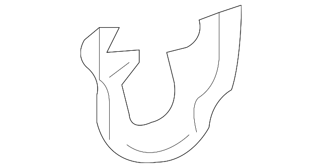 19185022 Деталь RECLINE COVER, RIGHT