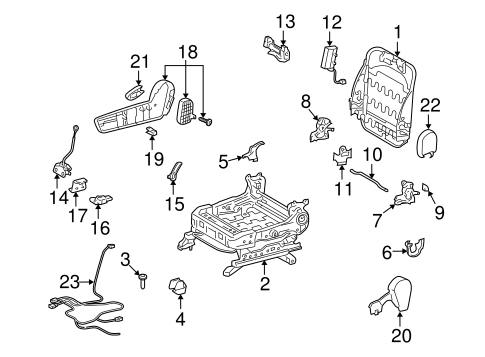 Vibe FRONT SEAT COMPONENTS 3