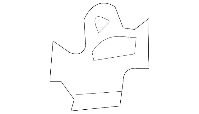 19185026 Деталь LATCH COVER, RIGHT