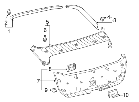BODY/INTERIOR TRIM for 2016 Toyota Prius #1