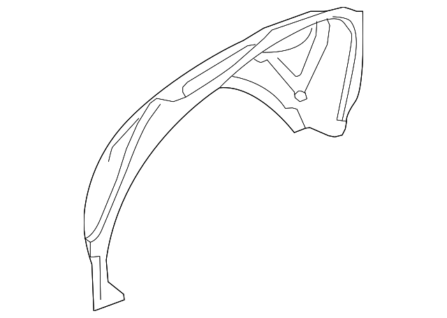 C2Z26303 OUTER WHEELHOUSE, LEFT