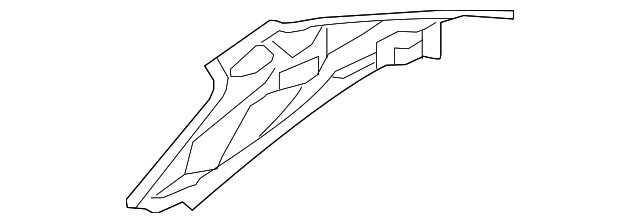C2Z22246 INNER QTR PANEL, LEFT