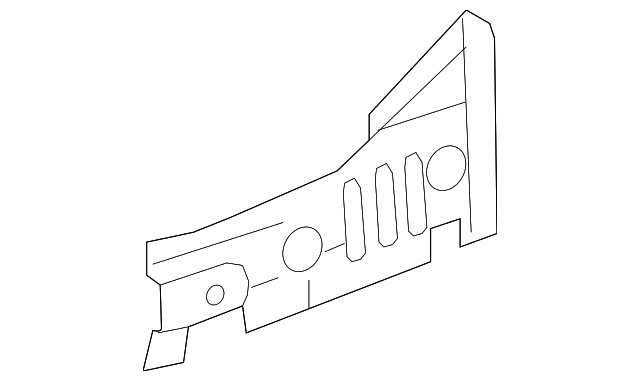 C2Z1981 REINF BRACKET, LEFT