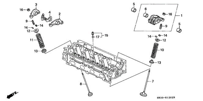 Engine/Valve - Rocker Arm (3) for 1992 Honda CIVIC HATCHBACK #1