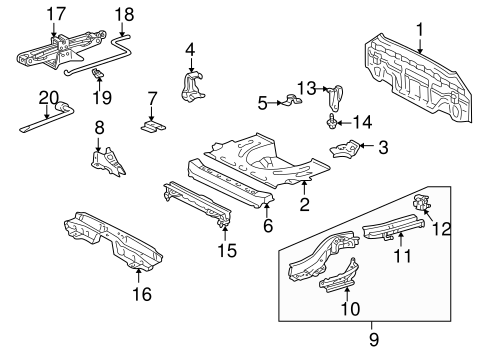 BODY/REAR BODY for 2005 Toyota Celica #1