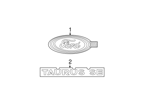 Taurus EXTERIOR TRIM - LIFT GATE