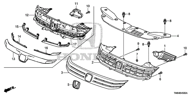 INTERIOR / BUMPER/FRONT GRILLE for 2012 Honda INSIGHT #1