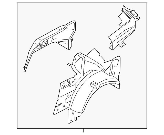 FR3Z-7627791-B Деталь INNER PANEL, LEFT