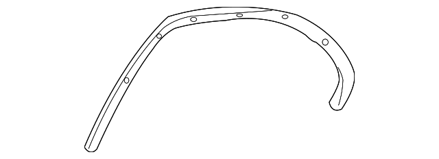 XW4Z5425560AAA Деталь WINDOW TRIM, RIGHT