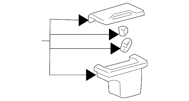 XW4Z5430702AAD Деталь ASHTRAY ASSY, RIGHT