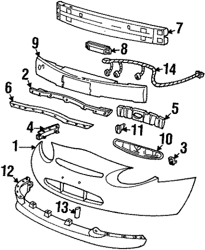 Sable BUMPER & COMPONENTS - FRONT