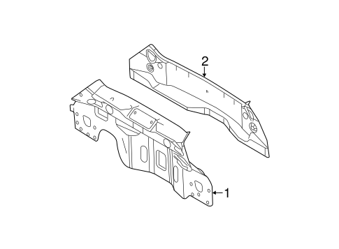 Body/Rear Body for 2017 Ford Fiesta #2