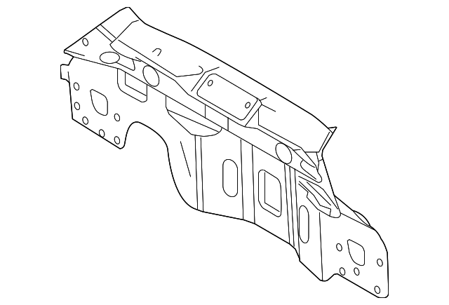 D2BZ-5840320-A Деталь REAR BODY PANEL