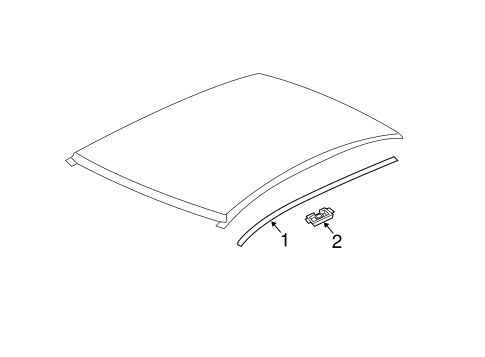 Exterior Trim - Roof for 2014 Chevrolet Volt #0