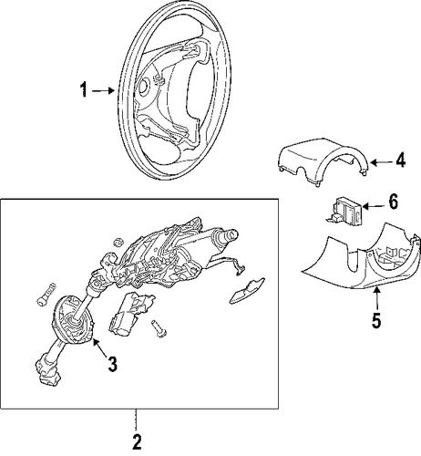 Cayenne STEERING COLUMN