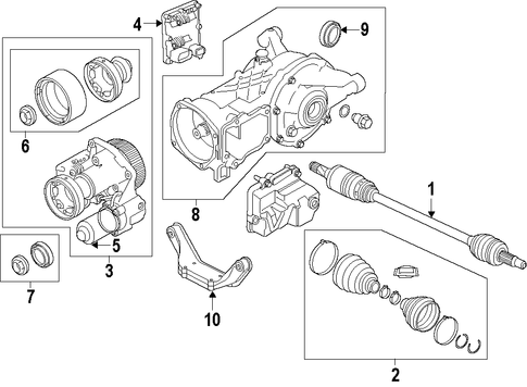 Discovery Sport AXLE SHAFTS & JOINTS