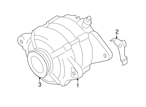 Alternator/Generator & Related Components for 2001 Subaru Legacy #0