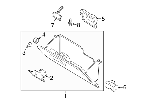 Glove Box for 2000 Ford Ranger #0