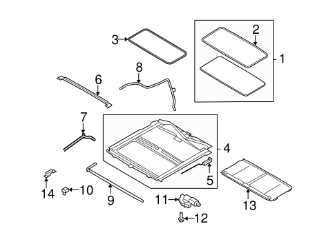 Body/Sunroof for 2008 Ford F-250 Super Duty #1