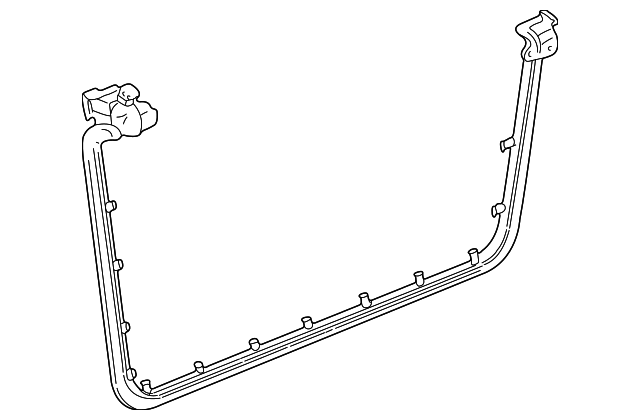 55254894AF Деталь WEATHERSTRIP PASSENGER SIDE RIGHT, RIGHT