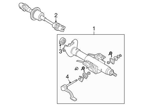 Malibu STEERING COLUMN ASSEMBLY 2